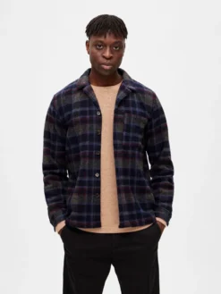 Selected Homme Tussenjassen Tussenjas Heren Navy / Antraciet