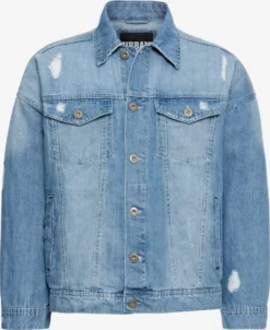URBAN CLASSICS Spijkerjassen Tussenjas Heren Blauw