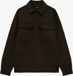PULL & BEAR Tussenjassen Tussenjas Heren Chocoladebruin