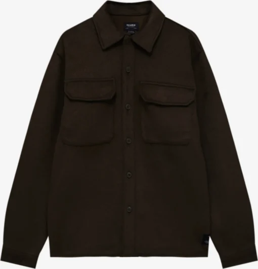PULL & BEAR Tussenjassen Tussenjas Heren Chocoladebruin