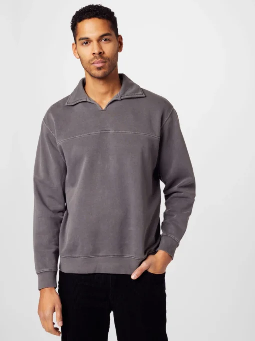 WEEKDAY Sweatshirts Sweatshirt Clark Heren Grijs - Afbeelding 3