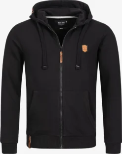 Indicode Jeans Sweatvesten Met Capuchon Sweatvest Braidwood Heren Zwart