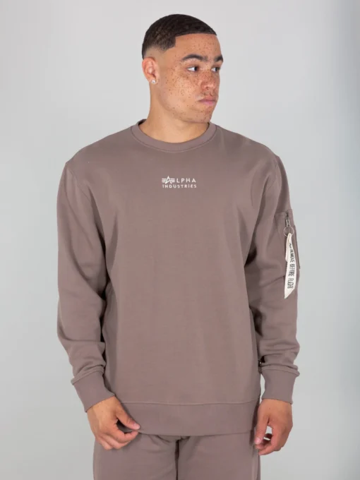 Alpha Industries Sweatshirts Sweatshirt Heren Lichtbruin - Afbeelding 2