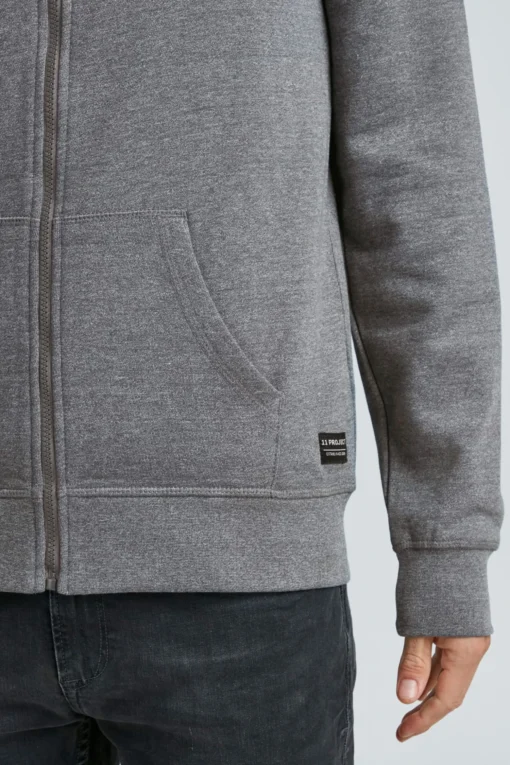 Sweatvesten Met Capuchon Sweatvest OLIAS Heren Grijs - Afbeelding 6