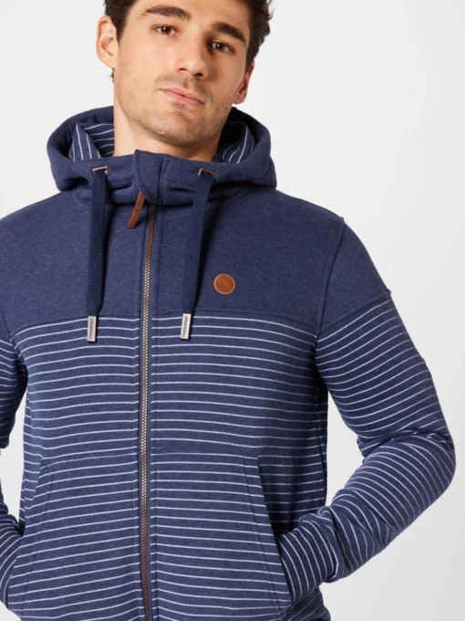Sweatvesten Met Capuchon Sweatvest Heren Navy - Afbeelding 2