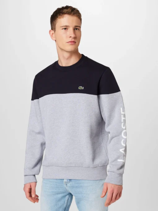 Lacoste Sweatshirts Sweatshirt Heren Navy / Lichtgrijs - Afbeelding 2