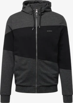 Ragwear Sweatvesten Met Capuchon Sweatvest NYKOS Heren Donkergrijs