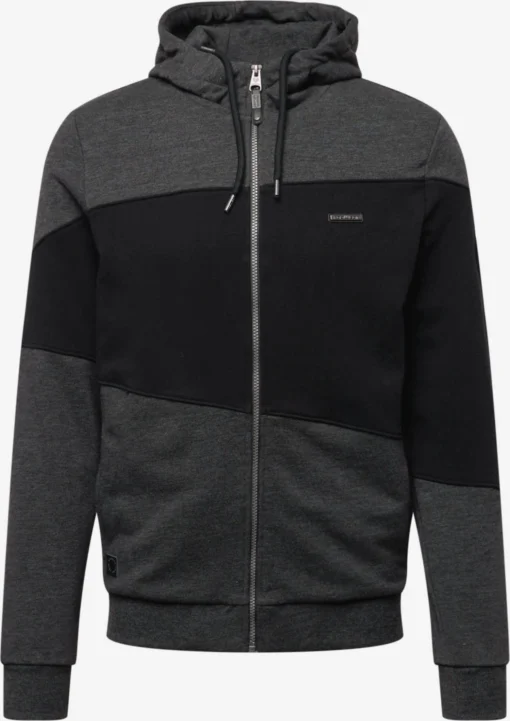 Ragwear Sweatvesten Met Capuchon Sweatvest NYKOS Heren Donkergrijs