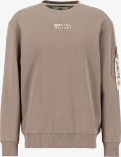 Alpha Industries Sweatshirts Sweatshirt Heren Lichtbruin