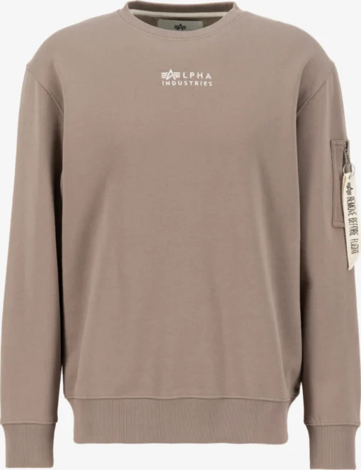 Alpha Industries Sweatshirts Sweatshirt Heren Lichtbruin